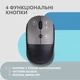 Мышь 2E 2E-MF218WBG MF218 Silent, WL/BT, чёрно-серый - изображение 13