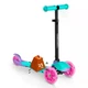 Детский трехколёсный самокат Loco Ricokids бирюзово-розовый со светодиодными колёсами - изображение 6