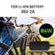 Zasilacz do roweru elektrycznego Qoltec Charger for e-bike, electric scooter XIAOMI 36V / 42V 2A 8.0*8.0 mm (5901878503349) - obraz 6