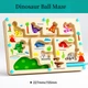Развивающая детская настольная игра Магнитный лабиринт Динозавры - изображение 4