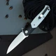 Ніж Складаний BESTECH SWORDFISH BG62B Black and White G10 - изображение 2