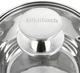 Каструля Ofenbach Casserole з нержавіючої сталі 1100мл зі скляною кришкою - изображение 4