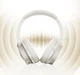 Беспроводные наушники LULE EL-GT10 белые с ANC шумоподавлением, Hi-Fi звуком, Bluetooth 5.4 и AUX, 40 мм драйверами, аккумулятором 400 мА·ч, до 55 часов работы - изображение 2