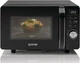 Мікрохвильова піч GORENJE MO20S4BC, 20л, 700Вт, чорна - изображение 1