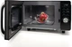 Мікрохвильова піч GORENJE MO20S4BC, 20л, 700Вт, чорна - изображение 5