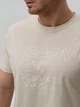 Футболка хлопковая длинная мужская Ready to Fight Usyk Bee The Champ L Бежевая с принтом (4824050000713) - изображение 6