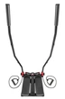 Степпер с рукоятками Hop-Sport HS-045S Slim Красный скандинавская ходьба + Эспандеры - изображение 4