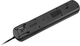 Listwa przeciwprzepięciowa Rebel 5 gniazd 1.5 m Black-Silver (5901890020411) - obraz 2