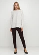 Брюки H&M 38 Бежевый 0304946_бордовый_06 - изображение 1