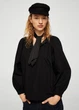 Блуза Mango XS Черный 14055743_12 - изображение 4