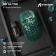 Геймерська бездротова (Bluetooth + 2,4G) миша з карбону Attack Shark R5 Ultra, PixArt PAW3950MAX, 8K, 42000DPI, GREEN/ЗЕЛЕНА (R5-3950UG) - изображение 4