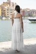 Длинное платье для пляжа с кружевом Fresh Cotton 2404 F-1C 42(S) Белый - изображение 3