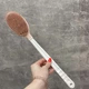 Щетка массажная силиконовая с длинной ручкой для душа и ванны Titiz Plastik GP-152 розовая с белым - изображение 2