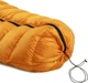 Пуховой спальный мешок ROCK FRONT 350 Summer M Medium Оранжевый (rf16812) - изображение 6