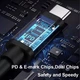 Кабель живлення USB Type-C 100W 5.5×2.1 і перехідник DC 7.9×5.6 Lenovo для заряджання ноутбука від повербанка USB - зображення 6