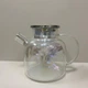 Чайник для заварювання скляний з металевою кришкою 1,5 л Stenson R92988 - зображення 2