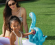 Водяний надувний ігровий центр Intex Dino Park з надувною гіркою 56139 201 x 157 x 69 см (6941057428628) (955555911598546) - Уцінка - зображення 14