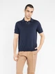 Поло длинное мужское Arber Polo SS1 Avt-103 M09.46.09.521 2XL Синее (2800000521189) - изображение 1