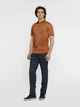 Поло длинное мужское Arber Jersey Polo-Shirt M14.03.38.421 M Коричневое (9100319630002) - изображение 3