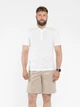 Поло длинное мужское Arber Jersey Polo-Shirt M14.09.00.521 XL Белое (2800000540326) - изображение 1