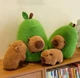 Капибара с домиком в авокадо две игрушки антистресс - изображение 2