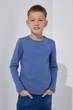 Лонгслив однотонный для мальчика LAWA BBC02316 122 см Индиго shop (2000999152153) - изображение 1
