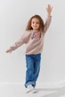 Свитшот с принтом для девочки Baby Show 14388 110 см Бежевый shop (2000990777645) - изображение 1
