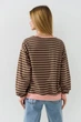 Свитшот с узором для девочки First Kids 133 158 см Коричнево-розовый shop (2000990966704) - изображение 5