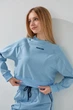 Свитшот с принтом для девочки LAWA P- GB02317 128 см Голубой shop (2000991069053) - изображение 3