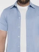 Рубашка хлопковая летняя мужская Arber Ralph Jersey SS M14.25.23.521 XL Голубая (2800000536497) - изображение 4