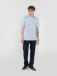 Поло длинное мужское Arber Jersey Polo-Shirt M14.27.23.521 L Голубое (2800000536534) - изображение 3