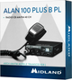 Радіостанція цифрова автомобільна Midland Alan B PL 100+ (8011869204913) - зображення 2