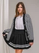 Подростковый кардиган ART KNIT Лапки 26549 140-146 см Черный (4823093440234) - изображение 1