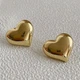 Серьги сердечки гвоздики СГ3000-3 - изображение 1