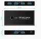 USB 3.0 свитч KVM 2 разъема/порта вход, 4 порта выход для мышки, клавиатуры, Scanner Printer Sharing Switch свитч Черный - зображення 4
