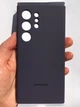 Чехол силиконовый противоударный Silicone Case для Samsung Galaxy S24 Ultra (6.8") Dark Violet SM-S928 - изображение 3