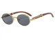 Жіночі поляризаційні сонцезахисні окуляри KINGSEVEN 1326 Gold Gray - зображення 3