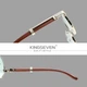 Жіночі поляризаційні сонцезахисні окуляри KINGSEVEN 1326 Gold Gray - зображення 4