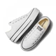 Жіночі кеди Converse Chuck Taylor All Star Platform OX White/Black 45 Білий 560251C - изображение 5
