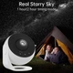 Проектор-нічник зоряного неба Galaxy Projector - Домашній світильник-планетарій 360°, з 13 космічними слайдами та таймером сну - изображение 3