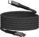 Kabel zasilający i synchronizujący Verbatim 60 W z magnesem, USB-C do USB-C, 120 cm, czarny (0023942318590) - obraz 1