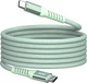 Кабель Verbatim 60 Вт, USB-C–USB-C, 120 см Зелений (31864) - зображення 1