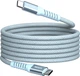 Кабель Verbatim 100 Вт, USB-C–USB-C, 120 см блакитний (31856) - зображення 1