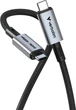 Кабель живлення і синхронізації Verbatim 240 Вт, USB-C–USB-C, 120 см Чорний (0023942318477) - зображення 2