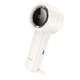 Портативний ручний вентилятор Hoco HX63 Fashion high-speed handheld fan 2000mAh |5 швидкостей, до 6 годин роботи, тихий, карабін, підставка, LED дисплей| Білий - зображення 1
