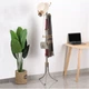 Металлическая напольная стойка-вешалка для одежды Coat Rack тренога 16 крючков - изображение 1