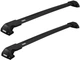 Багажник на интегрированные рейлинги Thule Edge Wingbar Black для Genesis GV80 (mkI) 2020→ (TH 7215B-7214B-7206-6077) - изображение 3