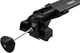 Багажник на интегрированные рейлинги Thule Edge Wingbar Black для Genesis GV80 (mkI) 2020→ (TH 7215B-7214B-7206-6077) - изображение 4