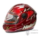 Шлем MotoTech HF-909 Красный (детский закрытый белое стекло) - изображение 1