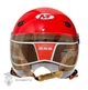 Шлем детский открытый MotoTech T202 (КРАСНЫЙ) Размер - M - изображение 2